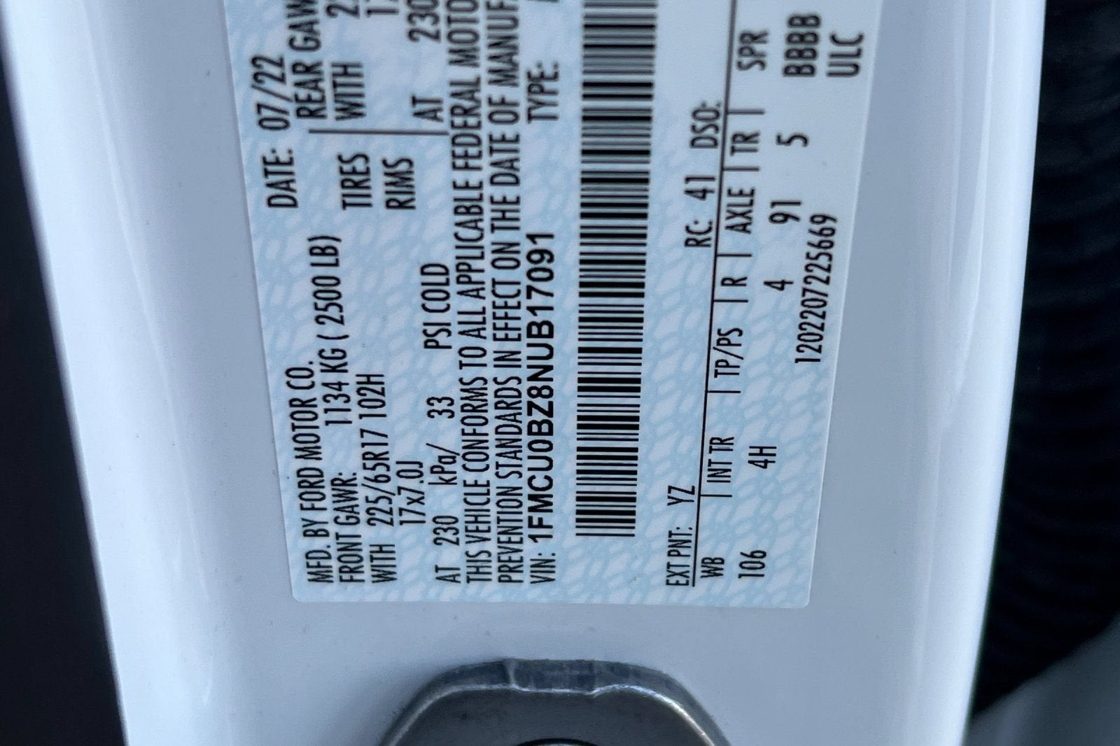 2022 Ford Escape SE Hybrid