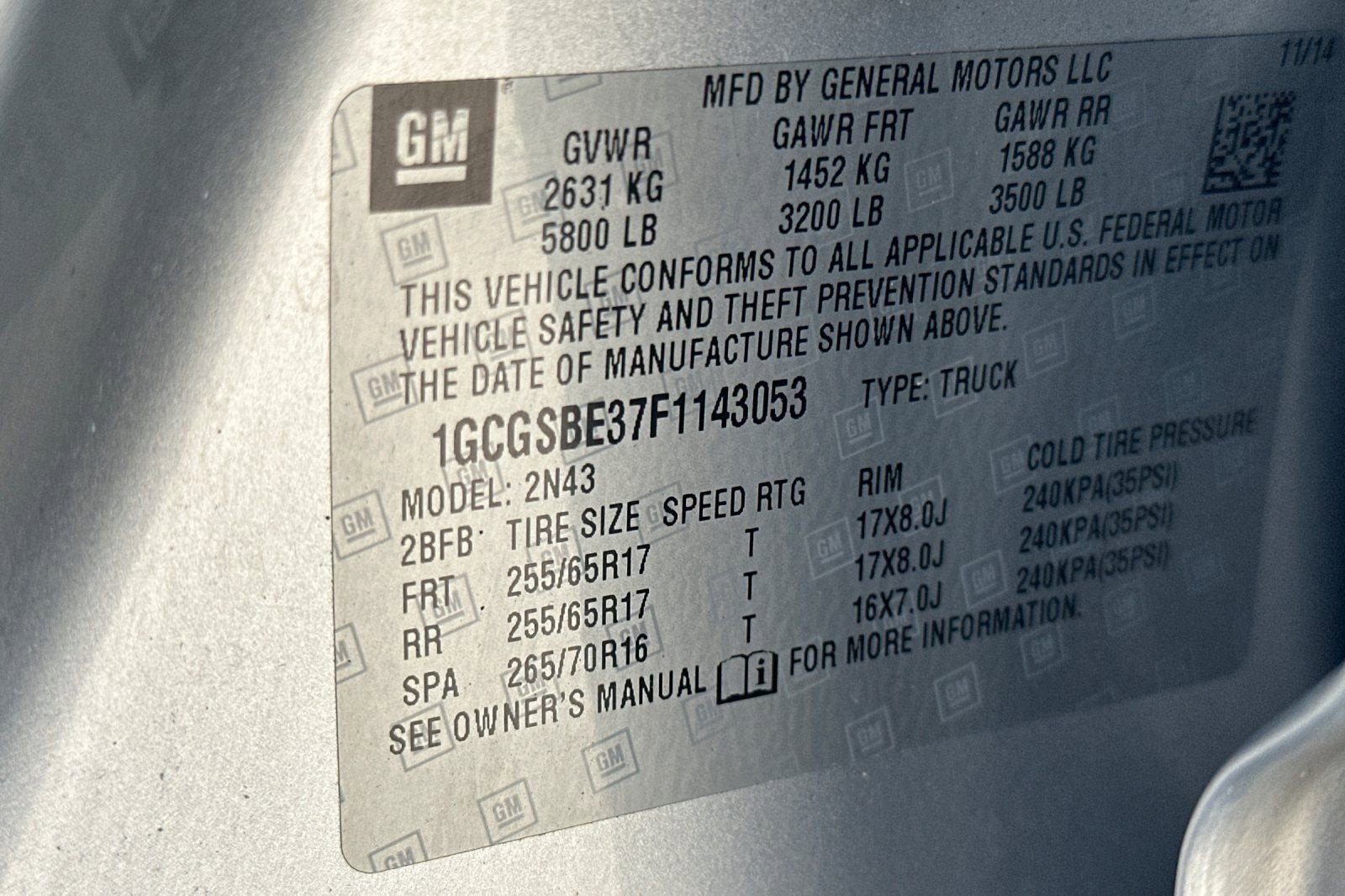 2015 Chevrolet Colorado 2WD LT