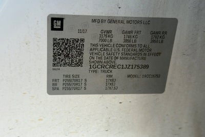 2018 Chevrolet Silverado 1500 LT