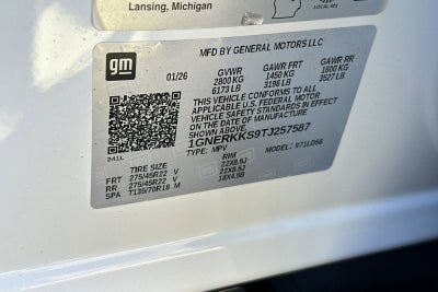 2026 Chevrolet Traverse High Country