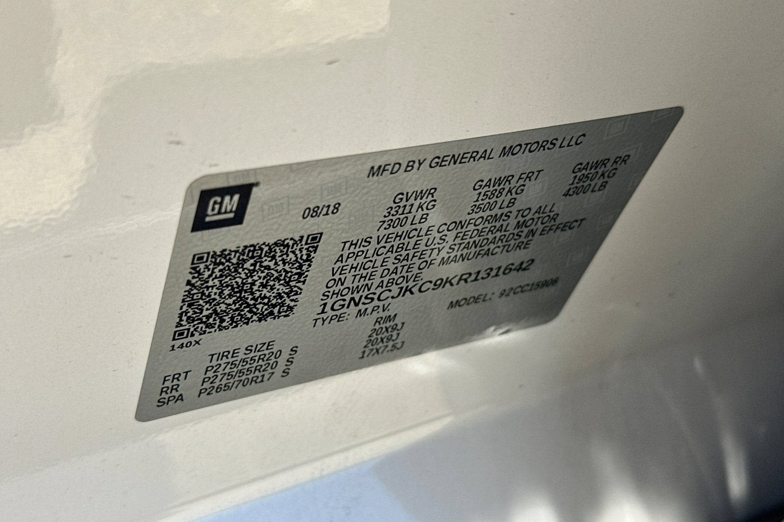 2019 Chevrolet Suburban Premier