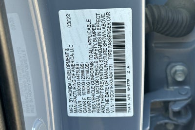 2022 Honda Accord Sedan Sport