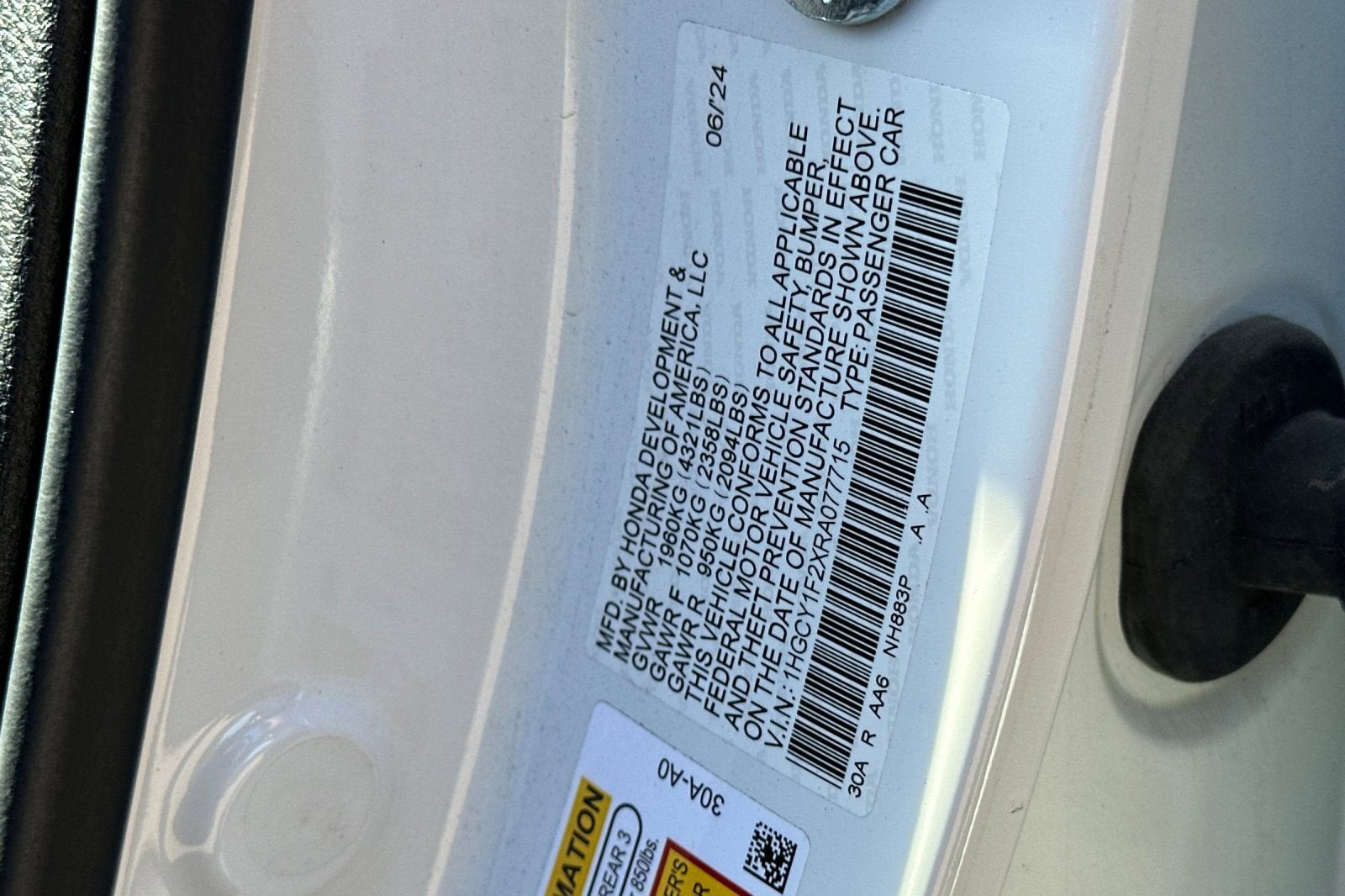2024 Honda Accord Sedan LX