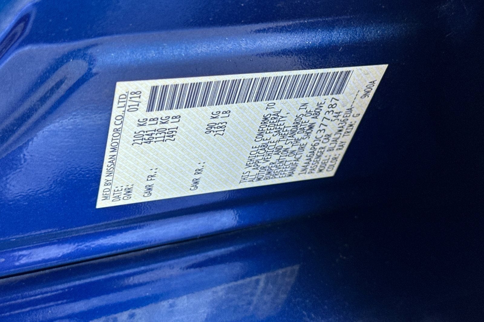 2018 Nissan Maxima SV