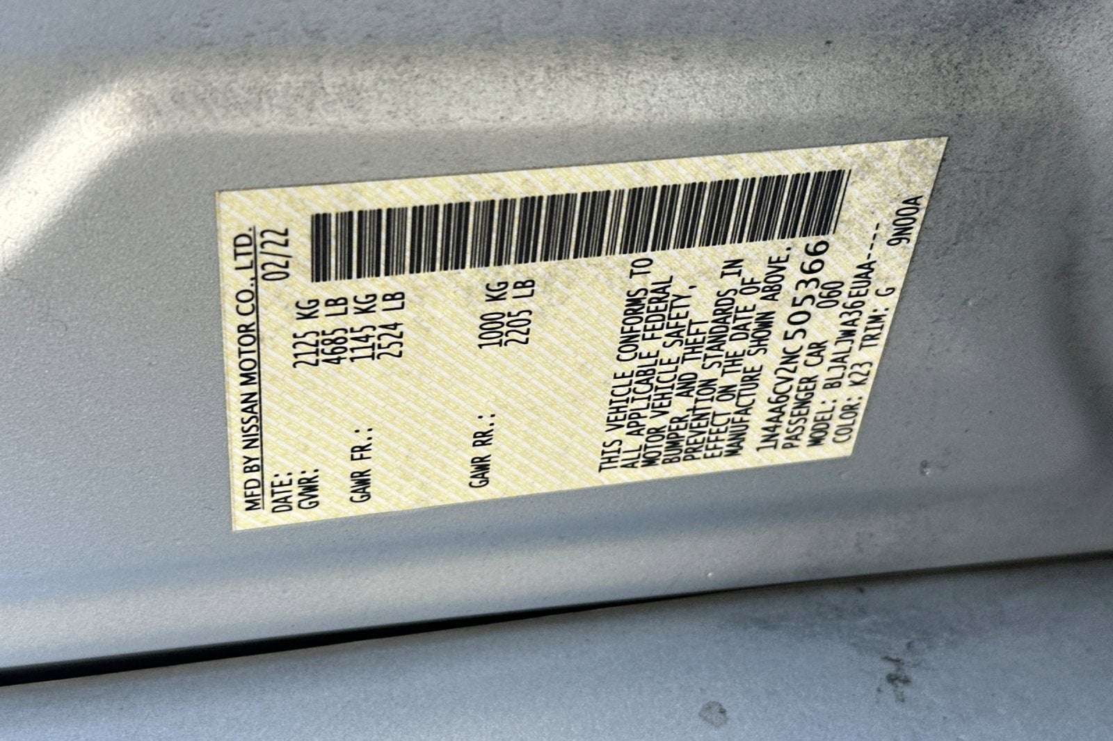 2022 Nissan Maxima SV