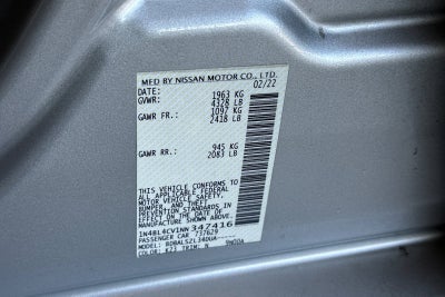 2022 Nissan Altima 2.5 SR