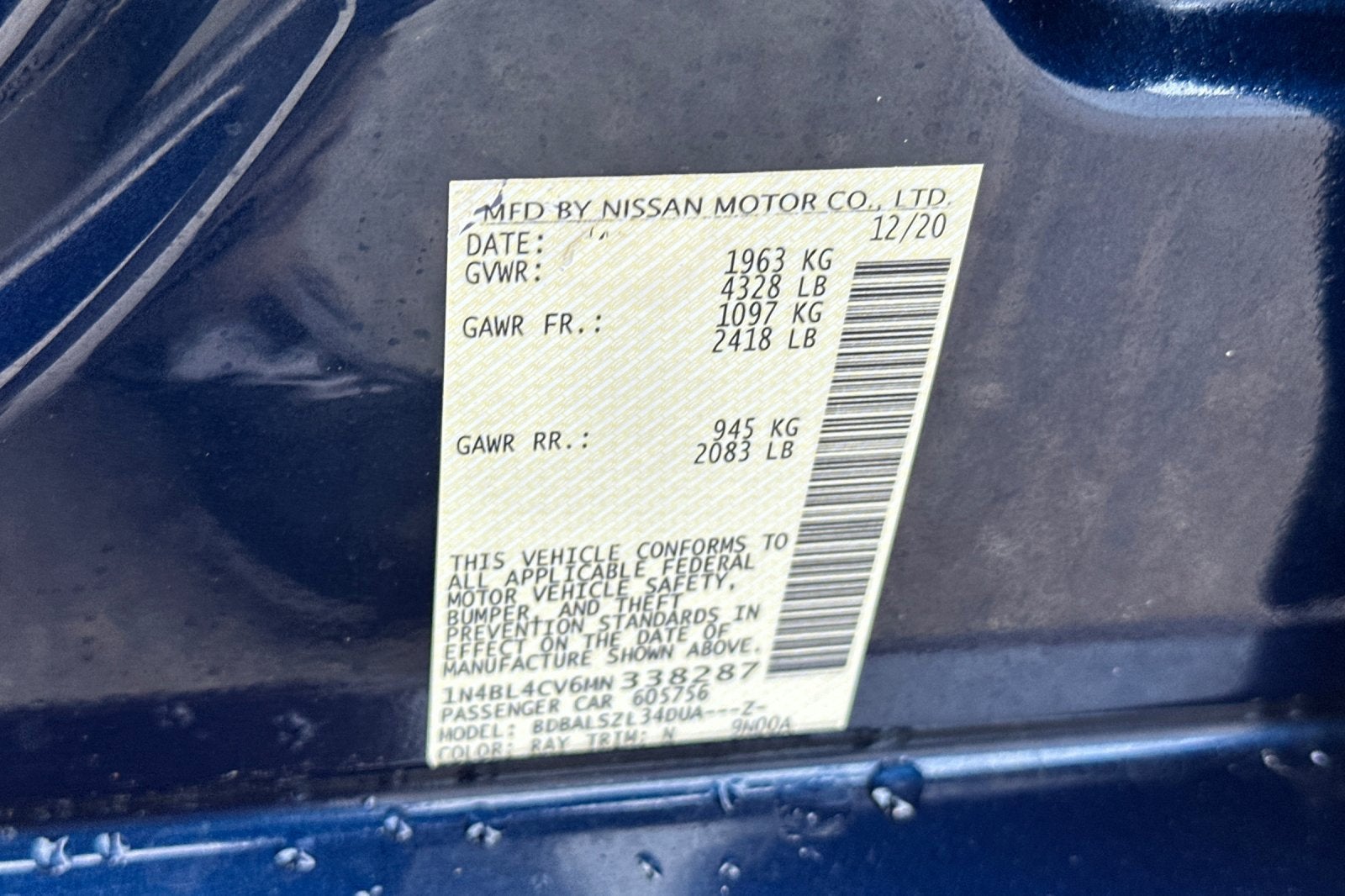 2021 Nissan Altima 2.5 SR