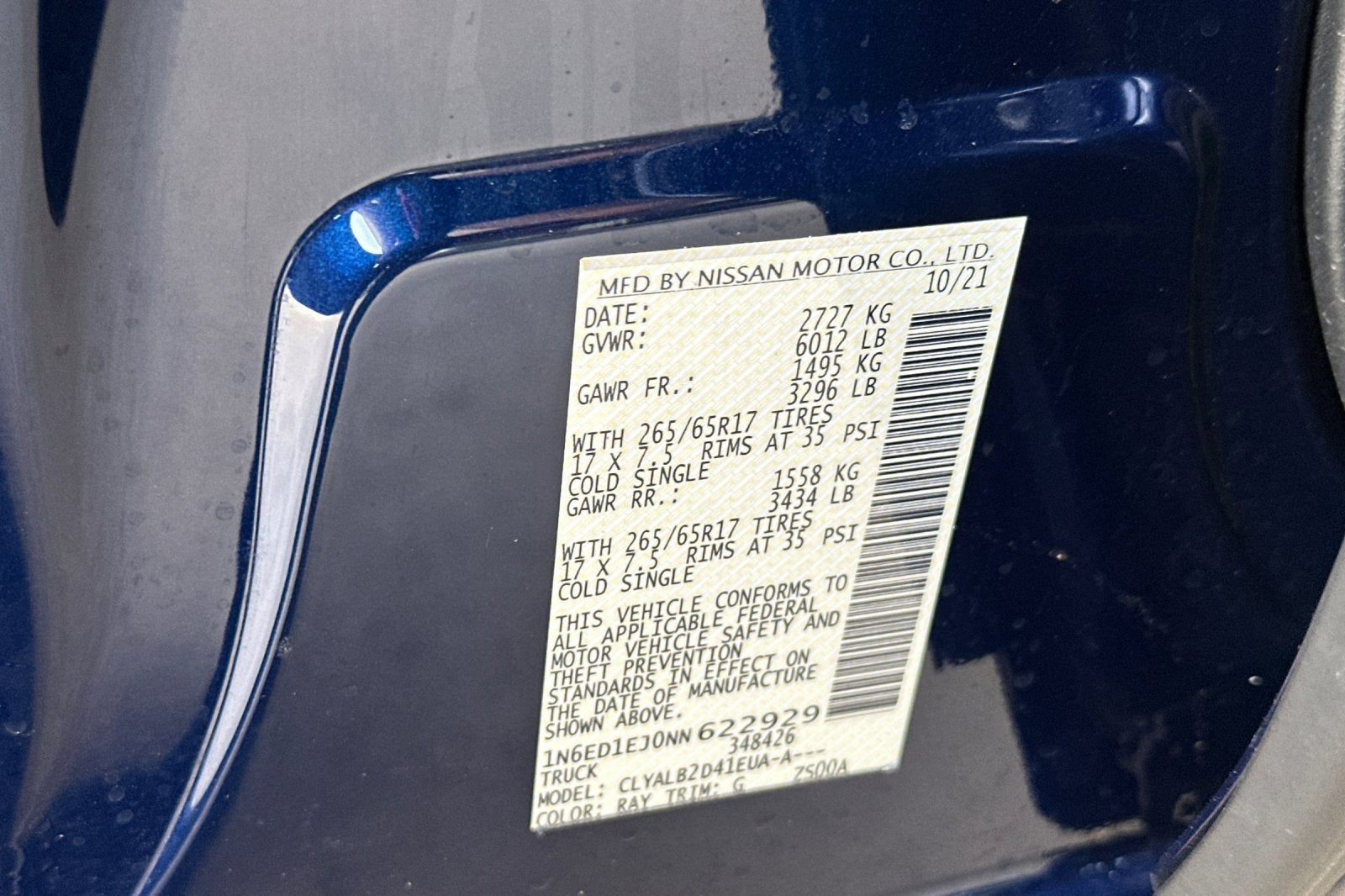 2022 Nissan Frontier SV