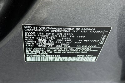 2021 Volkswagen Atlas 3.6L V6 SEL Premium