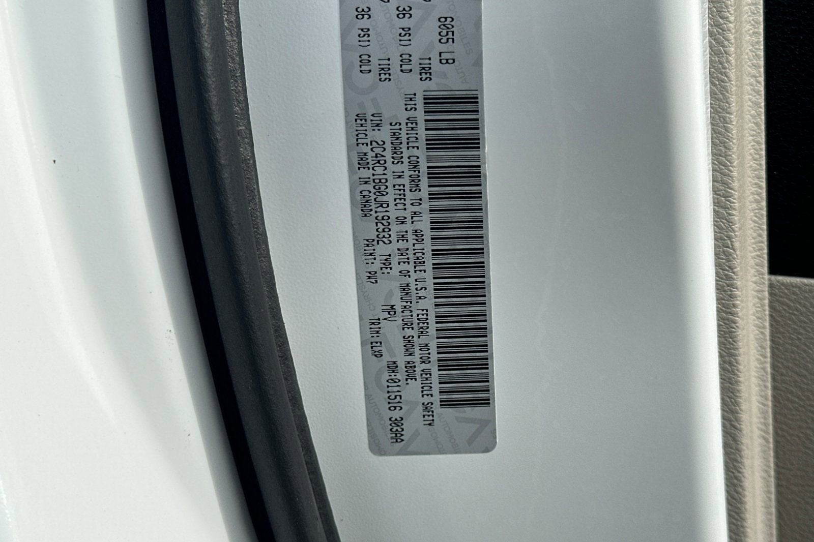 2018 Chrysler Pacifica Touring L