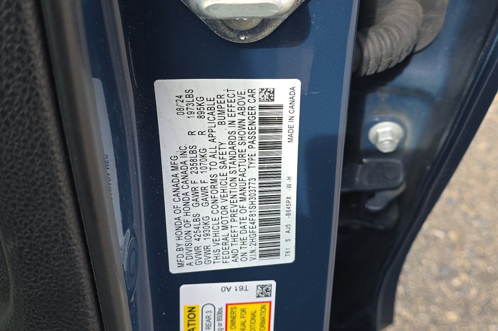 2025 Honda Civic Sedan Hybrid Sport