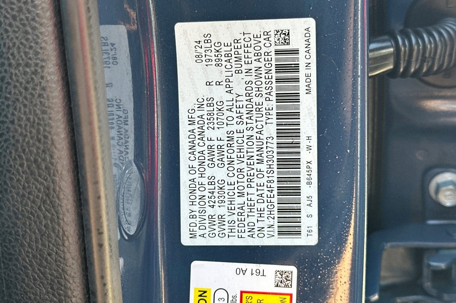2025 Honda Civic Sedan Hybrid Sport