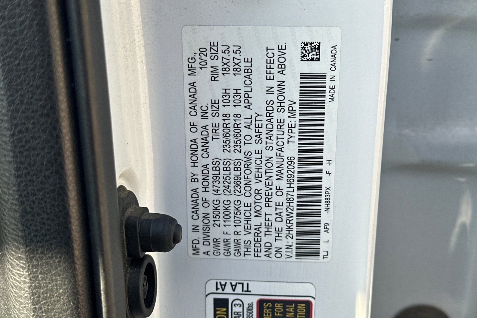 2020 Honda CR-V EX-L