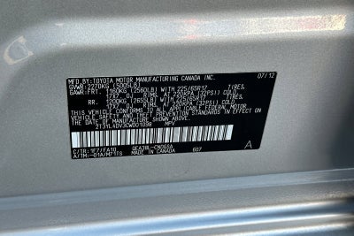 2012 Toyota RAV4 EV FWD 4dr