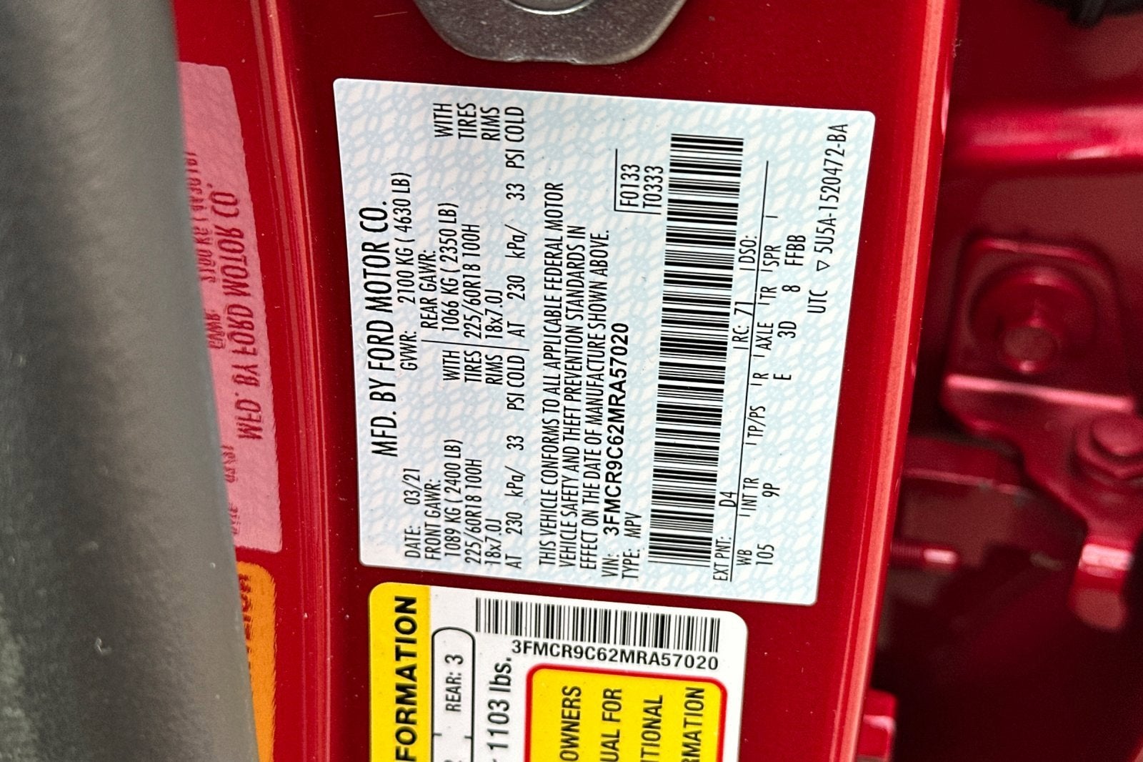 2021 Ford Bronco Sport Outer Banks