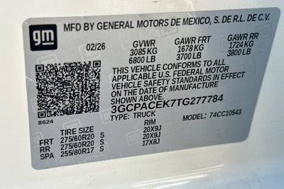 2026 Chevrolet Silverado 1500 LT