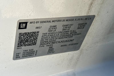 2018 Chevrolet Silverado 1500 LTZ
