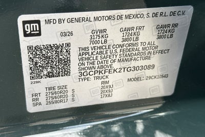 2026 Chevrolet Silverado 1500 LT Trail Boss