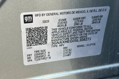 2025 Chevrolet Equinox LT