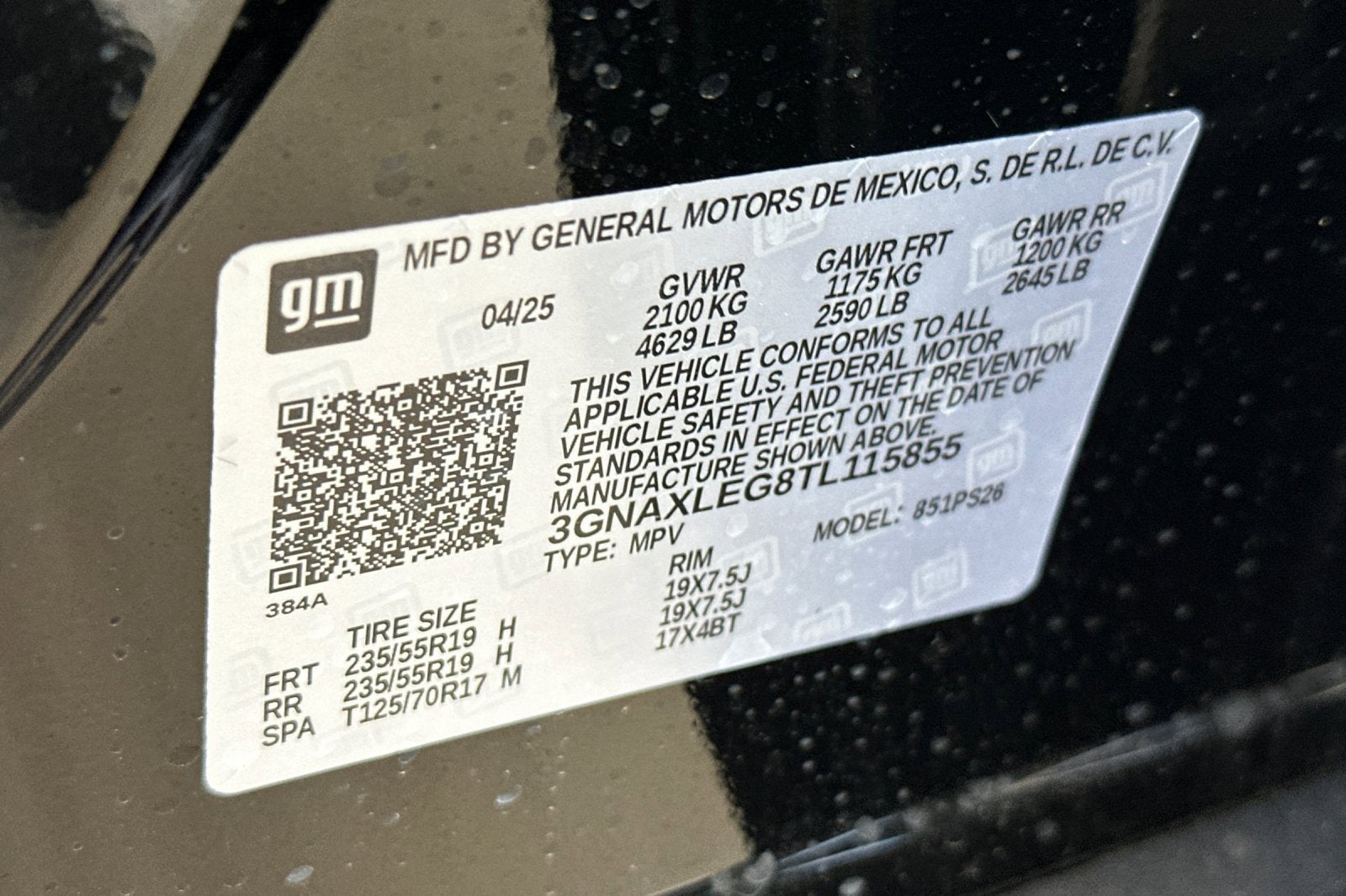 2026 Chevrolet Equinox RS