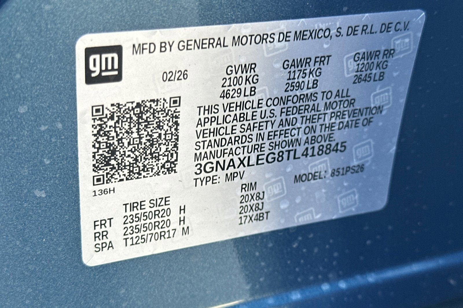 2026 Chevrolet Equinox RS