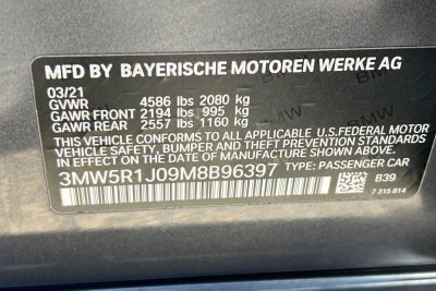 2021 BMW 3 Series 330i