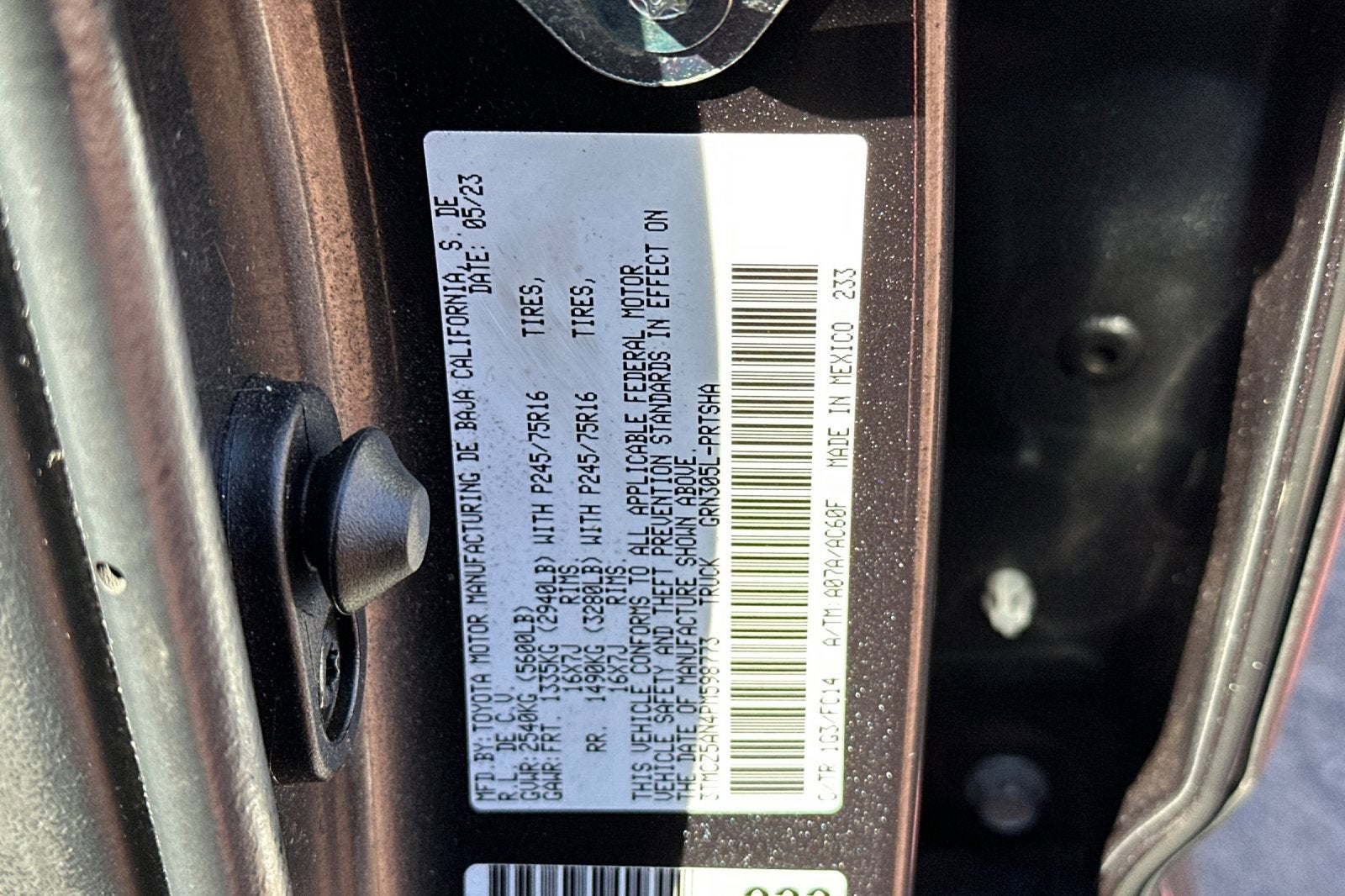 2023 Toyota Tacoma 4WD SR