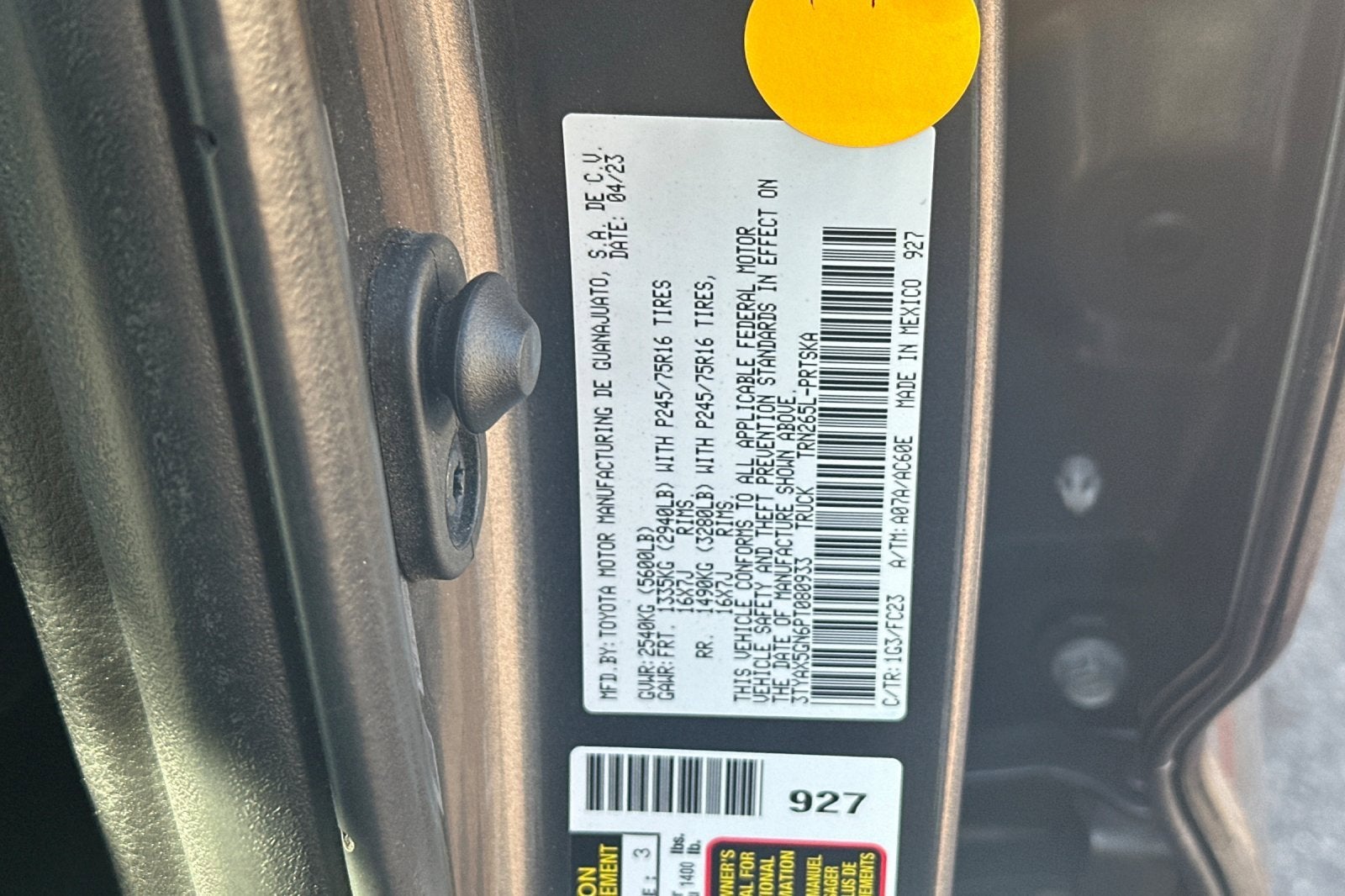 2023 Toyota Tacoma 2WD SR