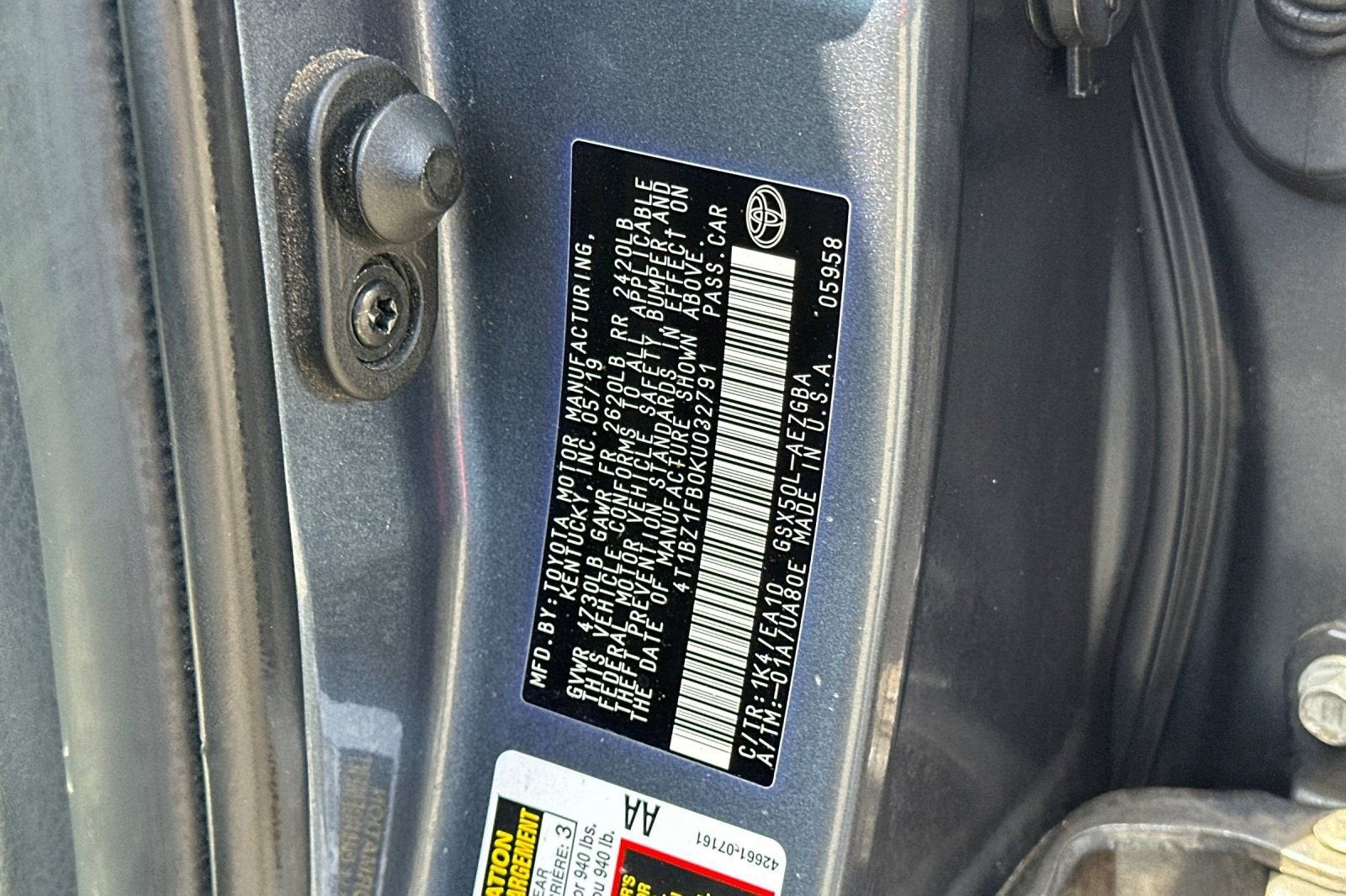 2019 Toyota Avalon XLE