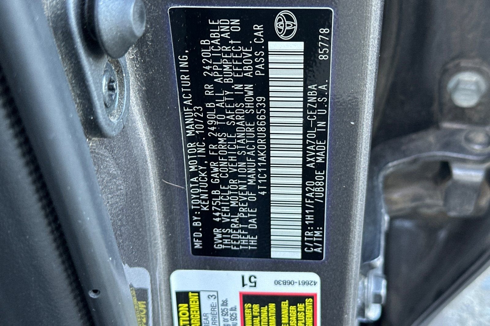 2024 Toyota Camry LE