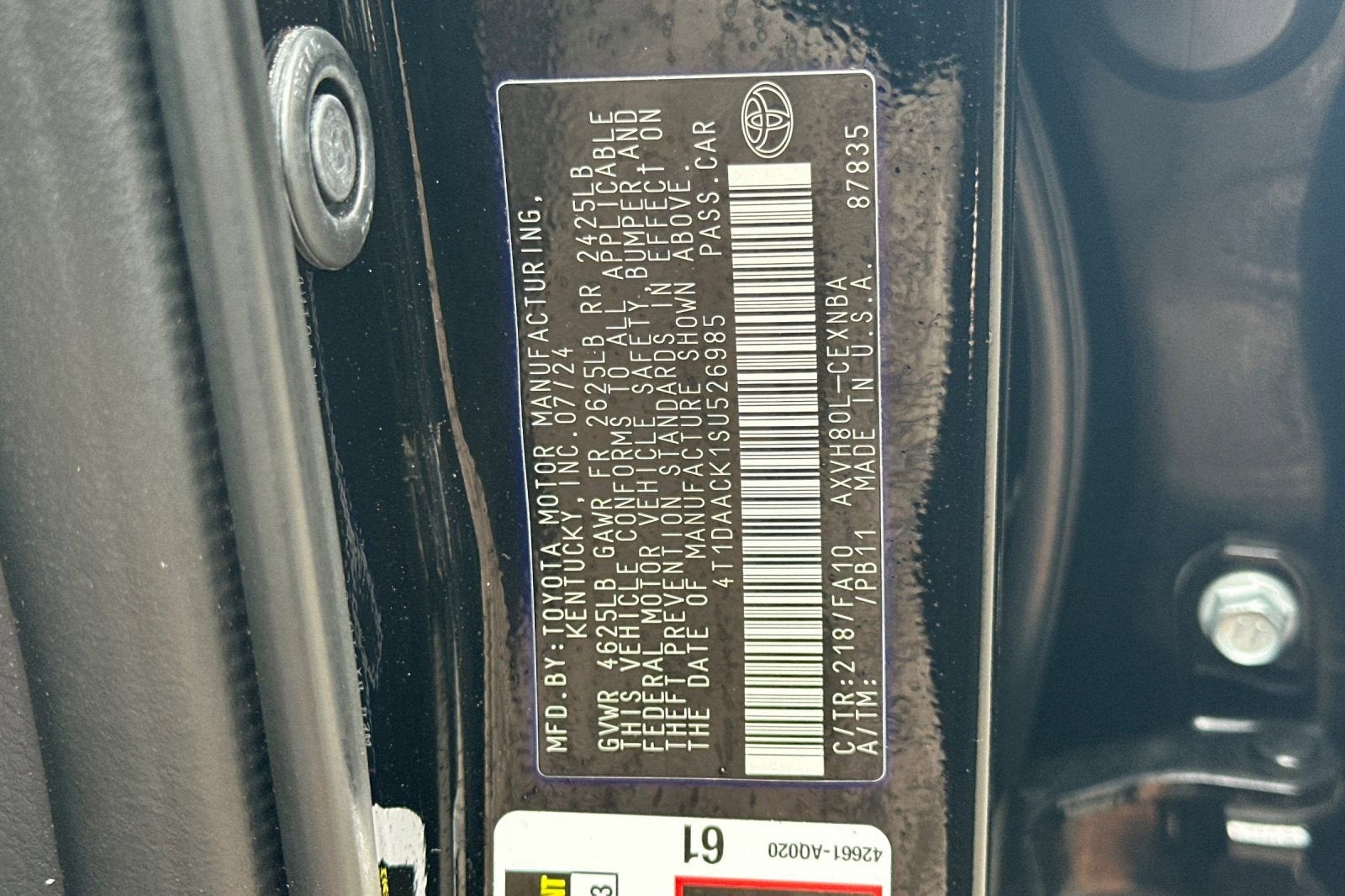 2025 Toyota Camry LE