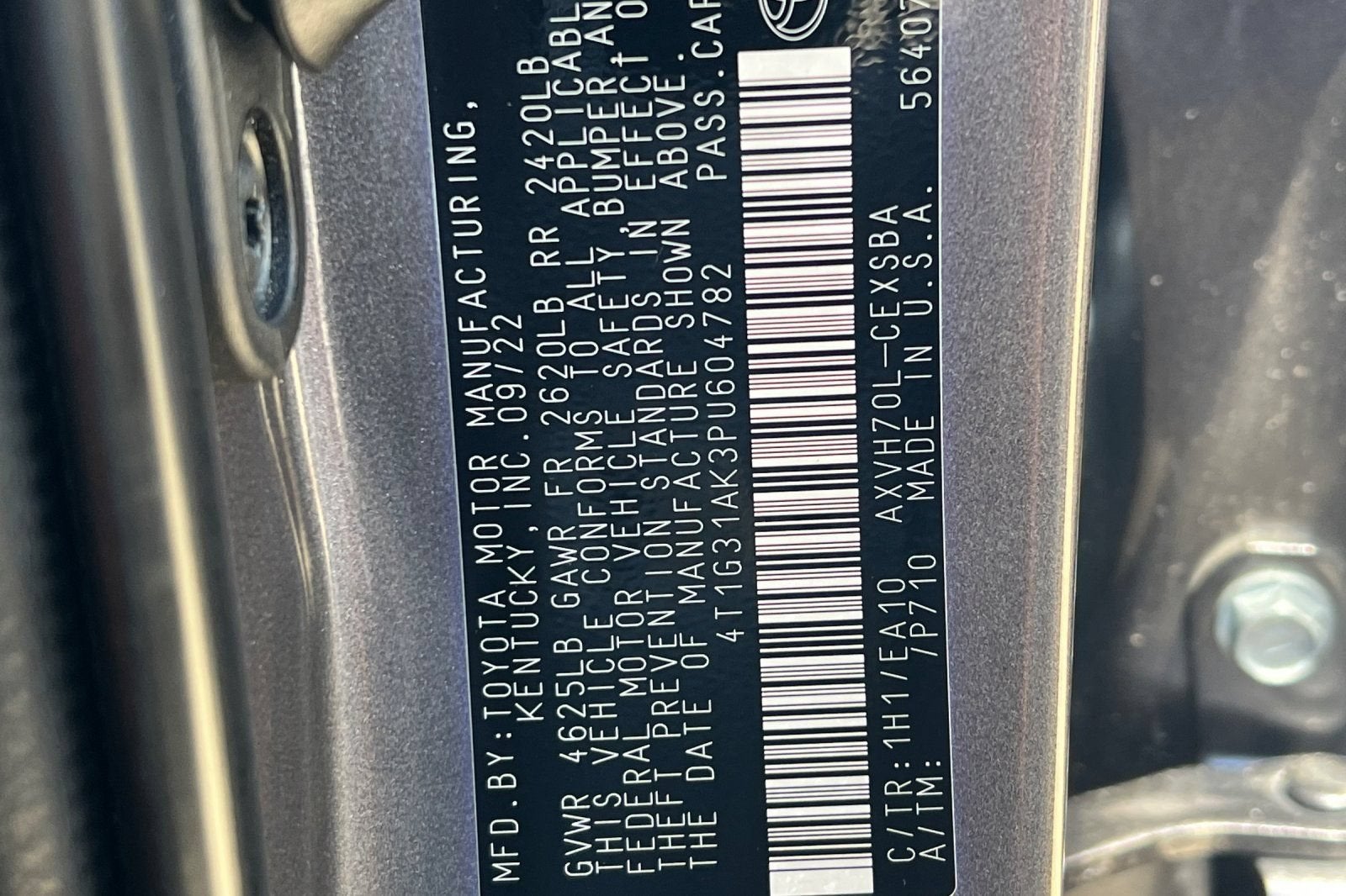 2023 Toyota Camry Hybrid SE