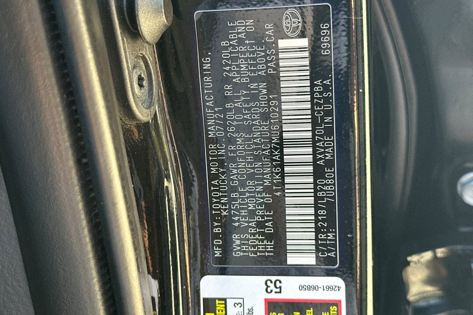 2021 Toyota Camry XSE