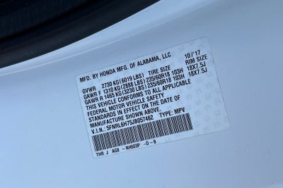 2018 Honda Odyssey EX-L