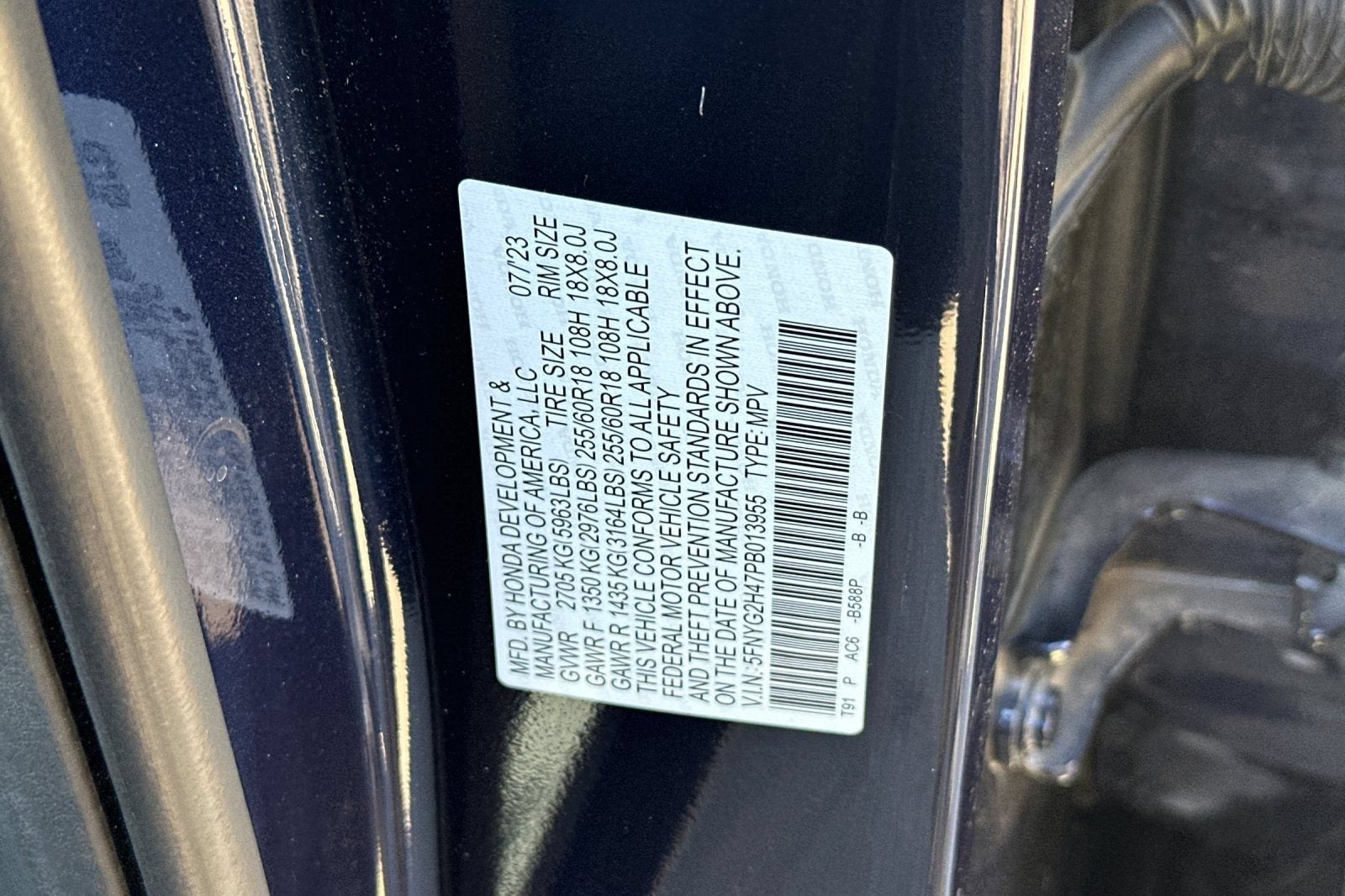 2023 Honda Pilot EX-L 8 Passenger