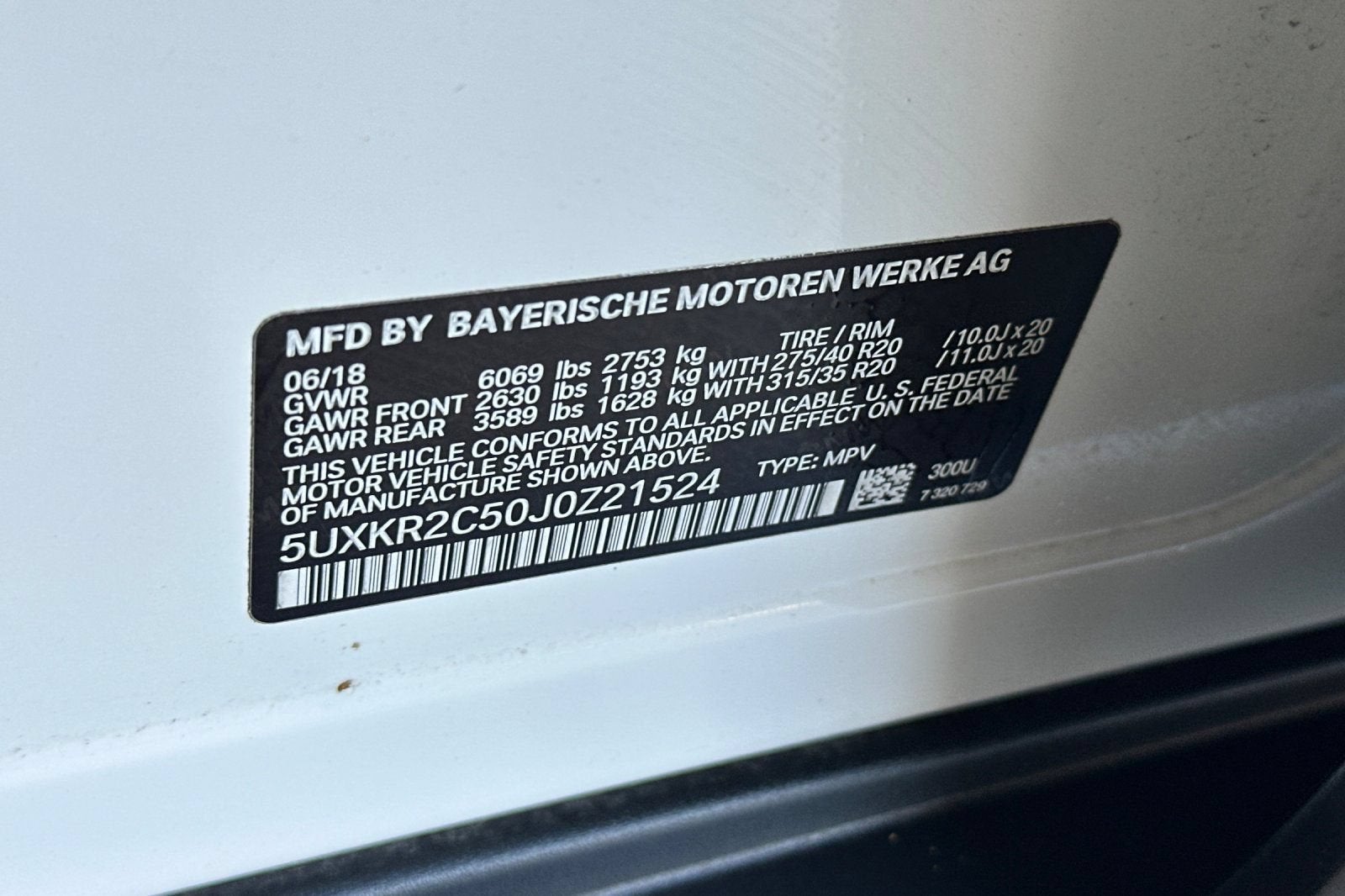 2018 BMW X5 sDrive35i