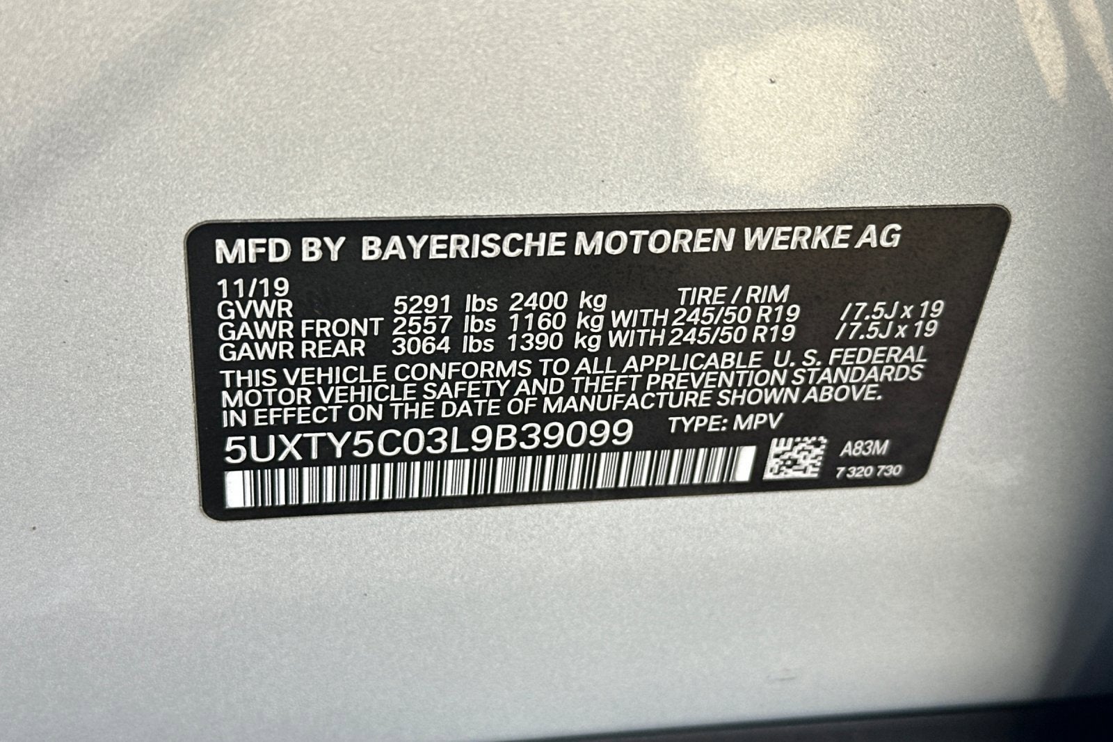 2020 BMW X3 xDrive30i