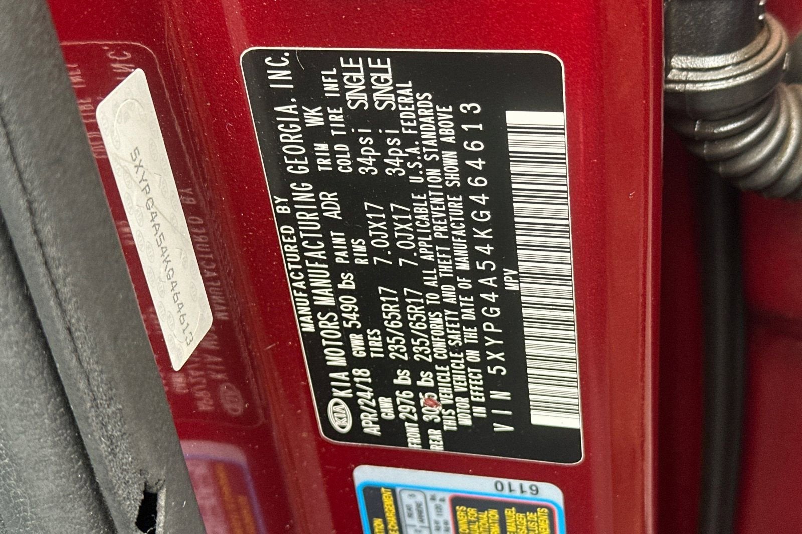 2019 Kia Sorento LX V6