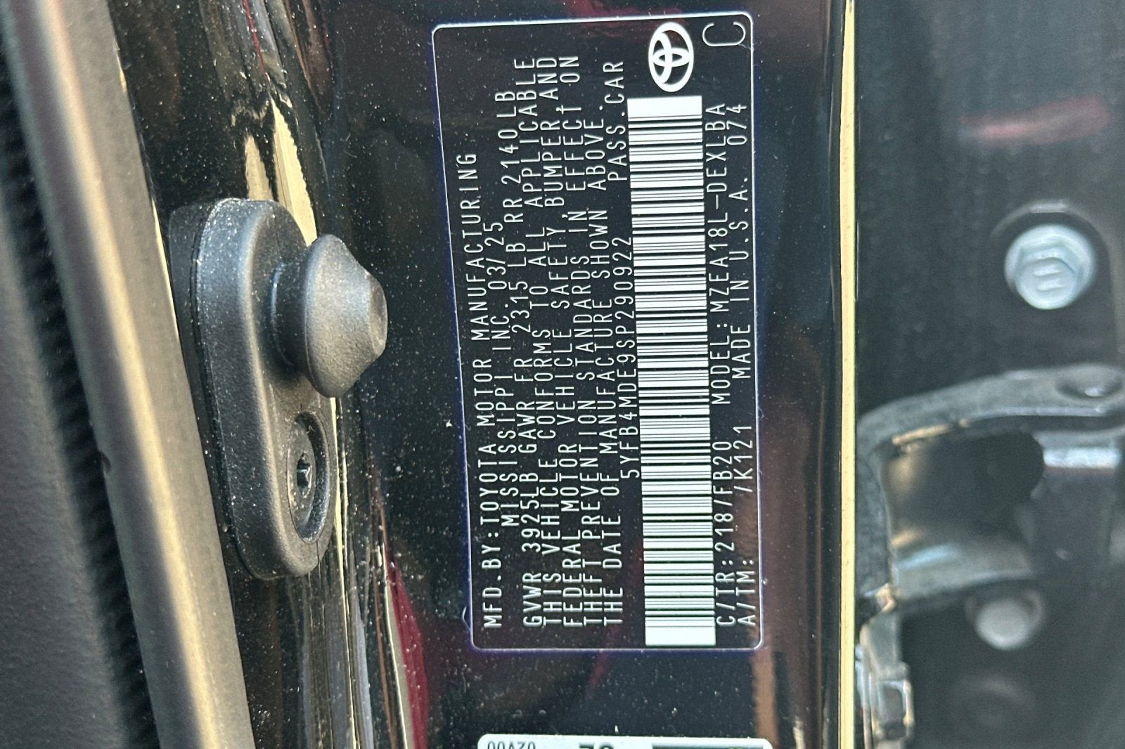 2025 Toyota Corolla LE