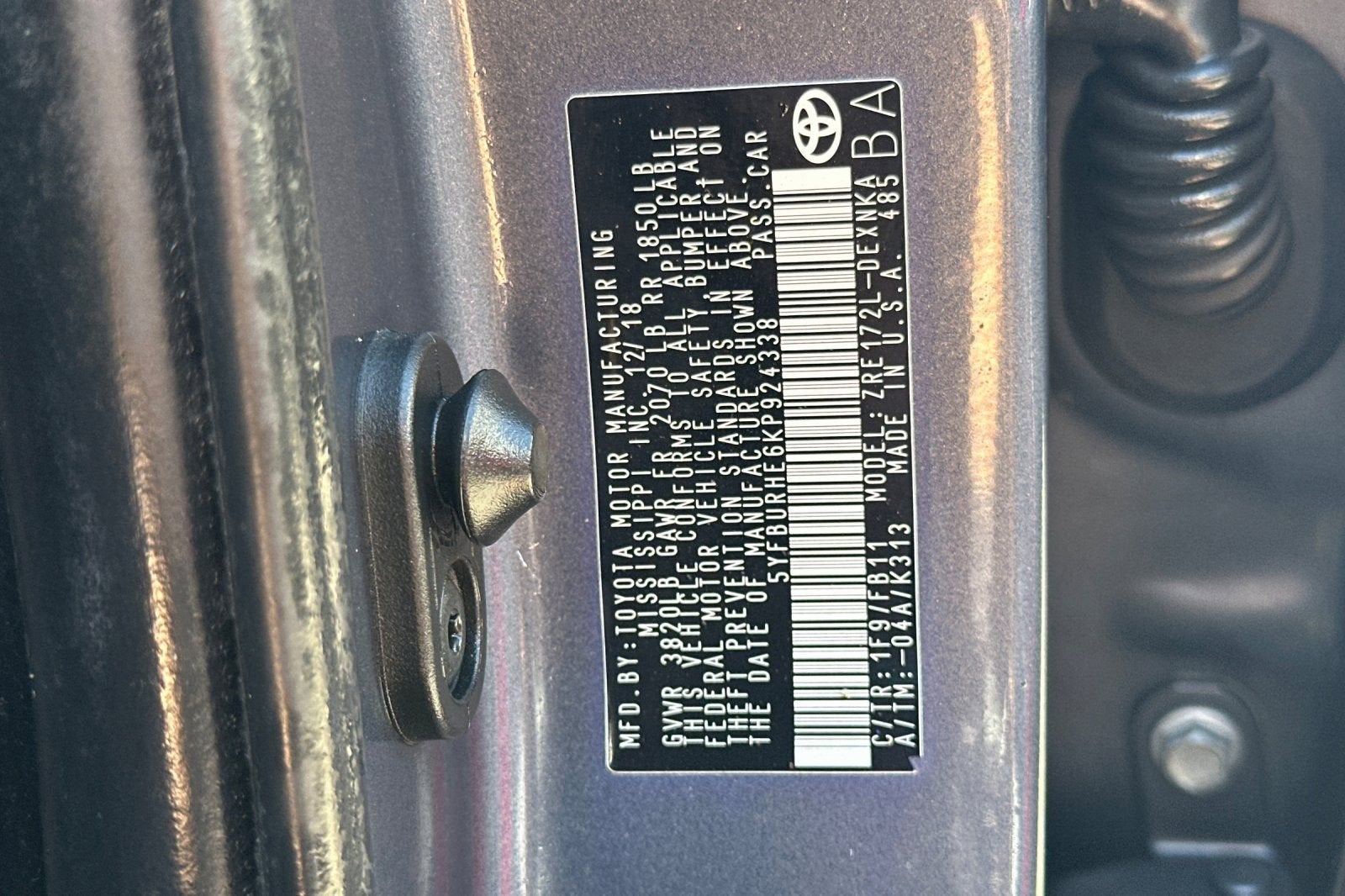 2019 Toyota Corolla L