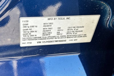 2021 Tesla Model Y Long Range