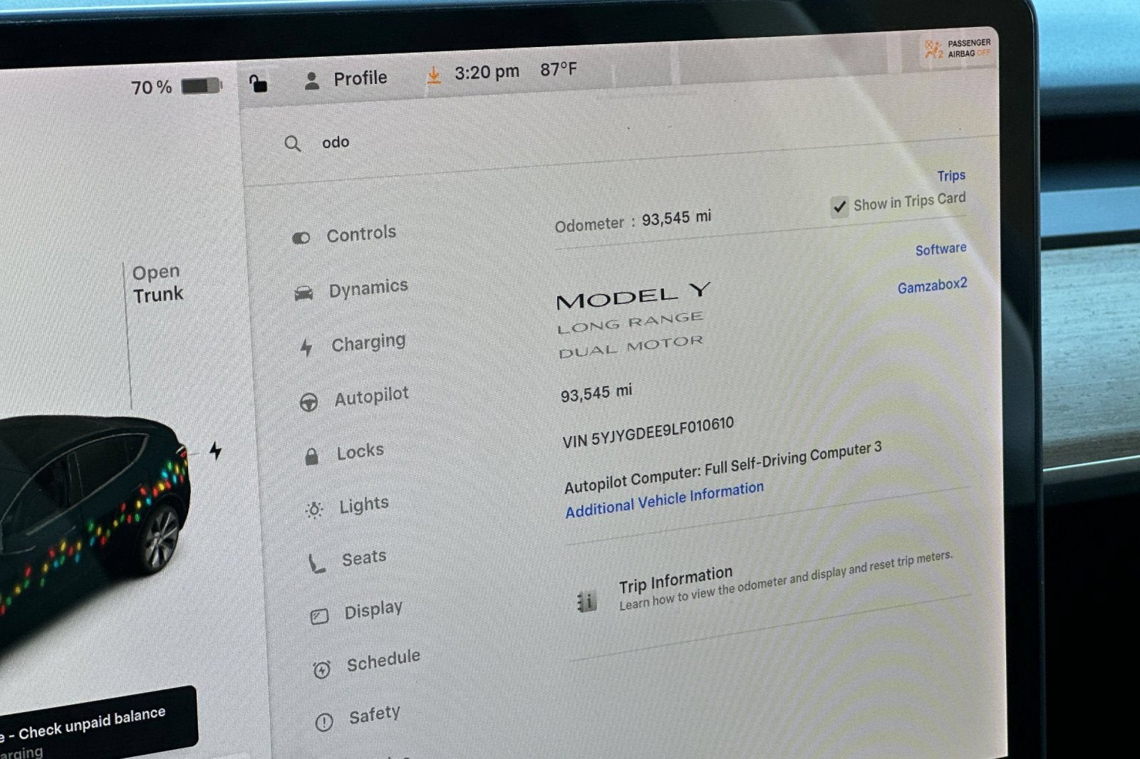 2020 Tesla Model Y Long Range