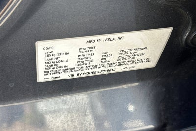 2020 Tesla Model Y Long Range