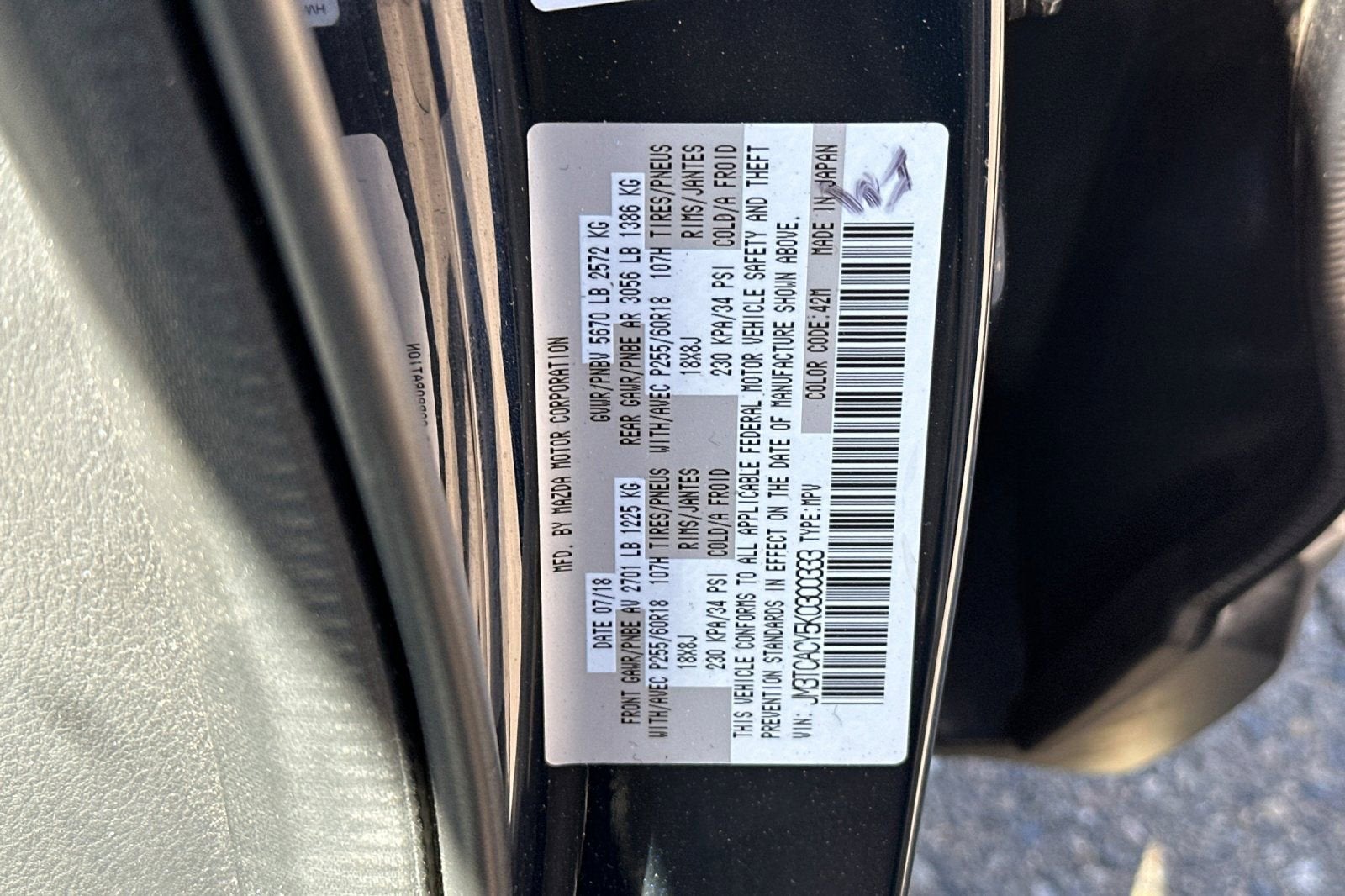 2019 Mazda Mazda CX-9 Touring