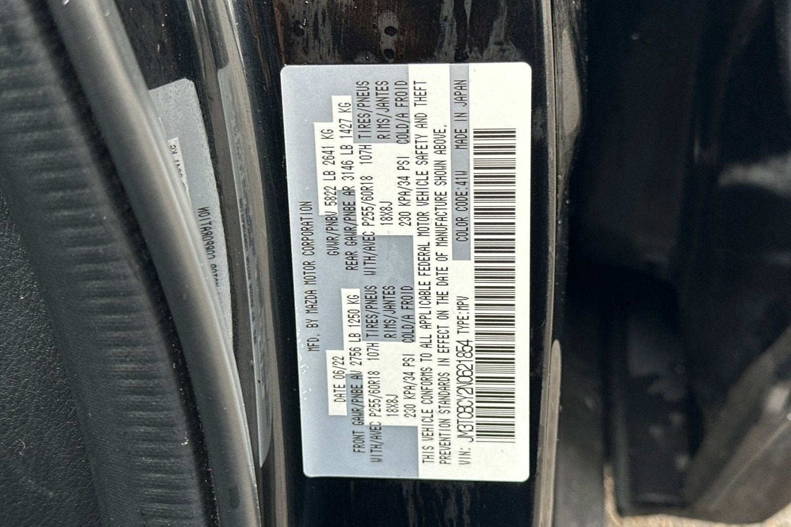 2022 Mazda Mazda CX-9 Touring