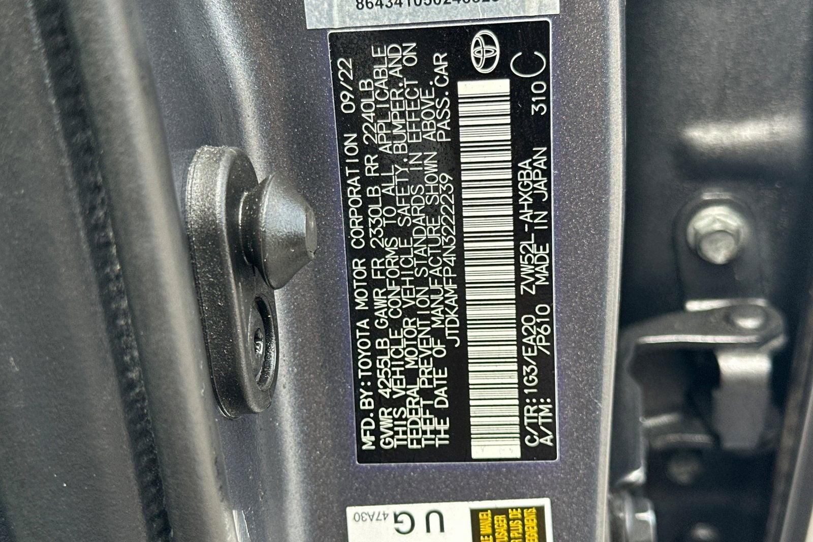 2022 Toyota Prius Prime LE