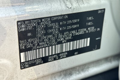 2021 Toyota Venza LE