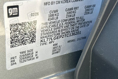 2026 Chevrolet Trax 1RS