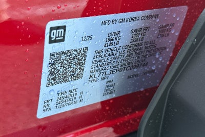 2026 Chevrolet Trax 2RS