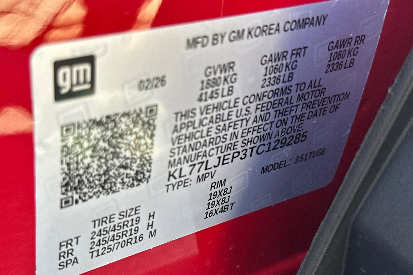 2026 Chevrolet Trax 2RS